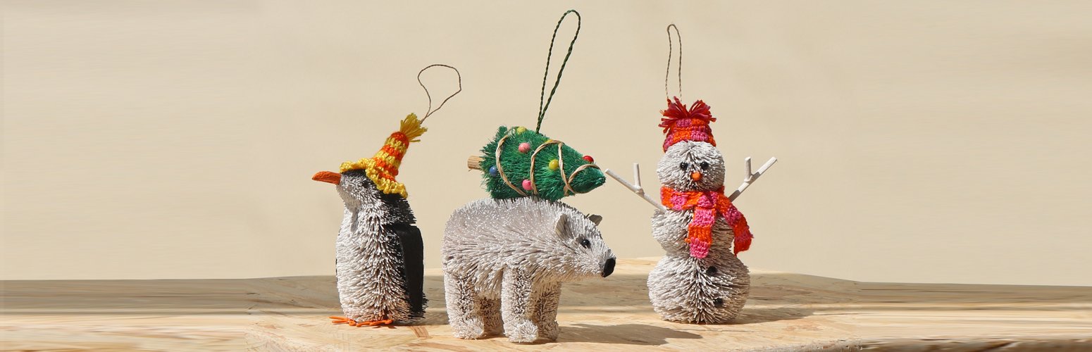 Bristle Animal Decorations