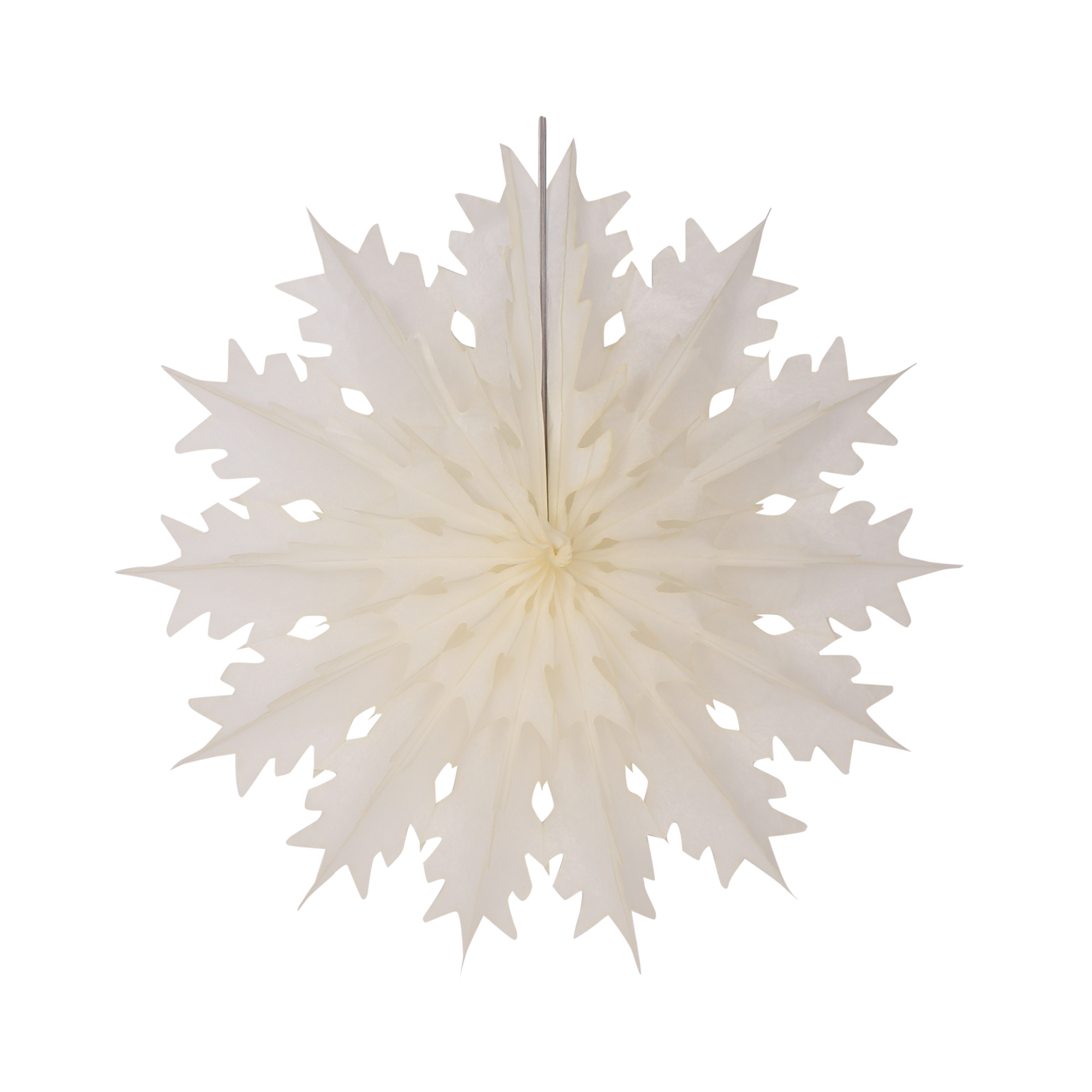 Classic Snowflake Fan 45cm, Natural