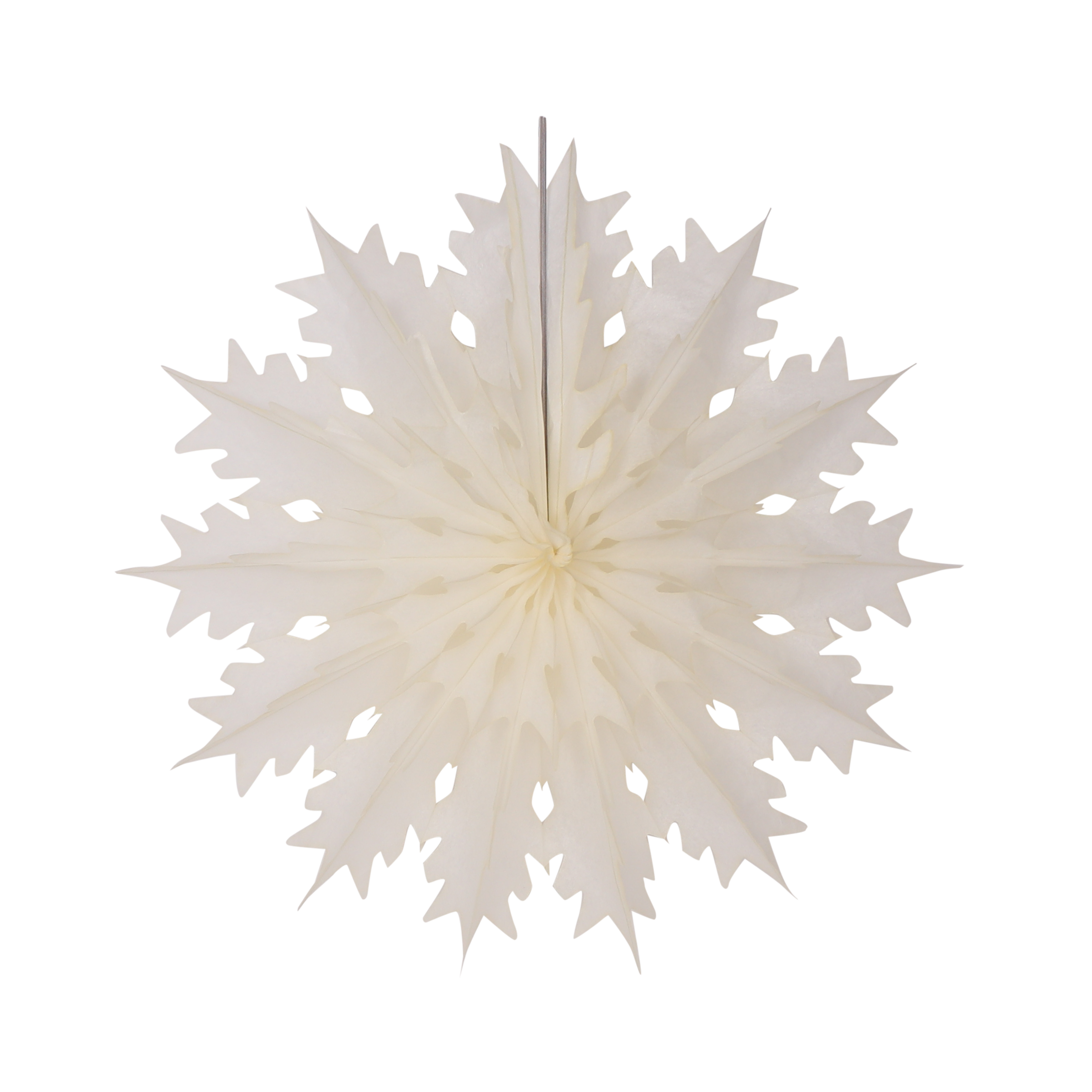 Classic Snowflake Fan 45cm, Natural