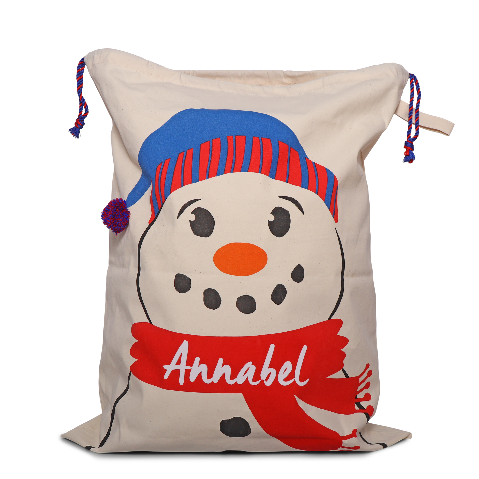 Snowman Sack, Personalisable