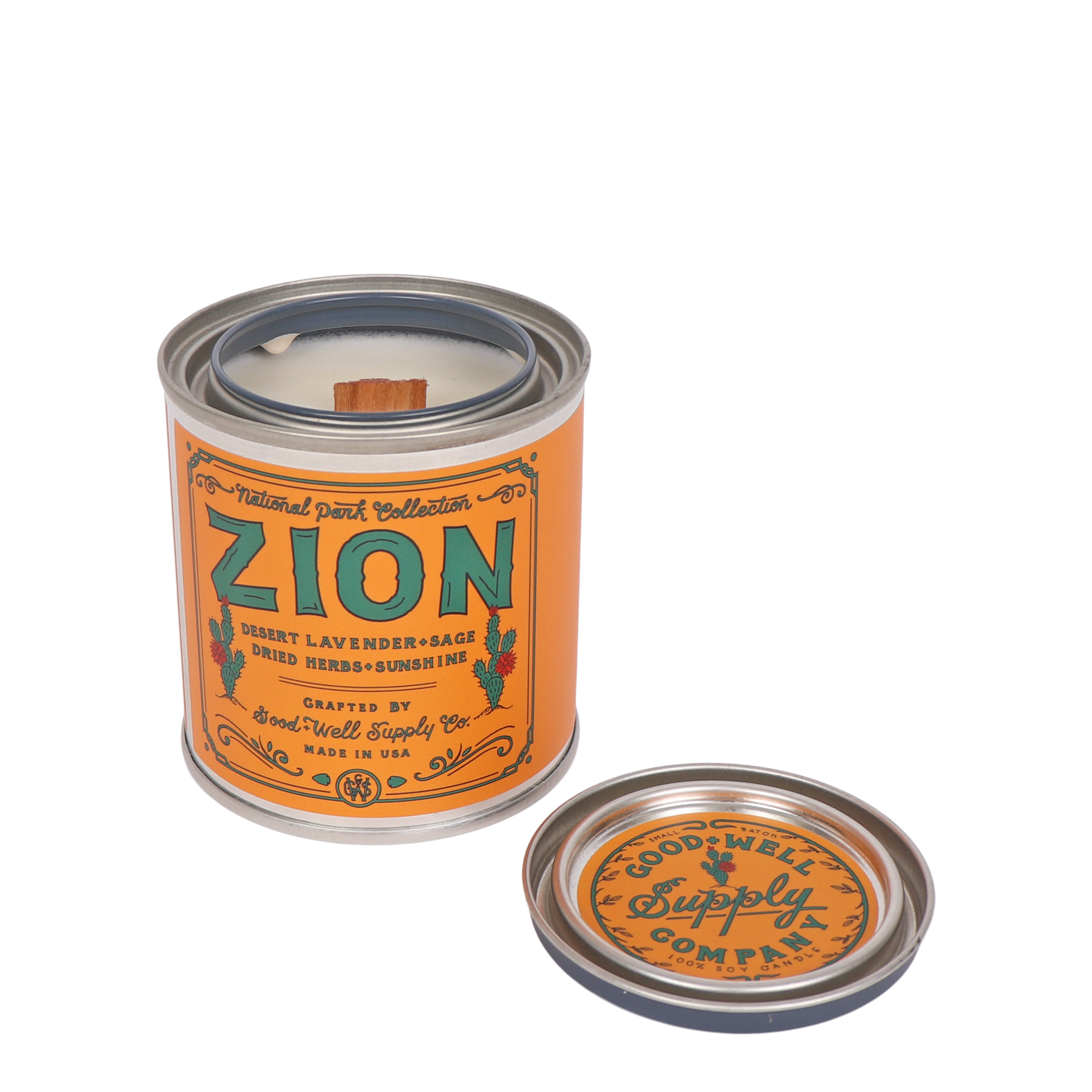 Zion National Park Candle Tin