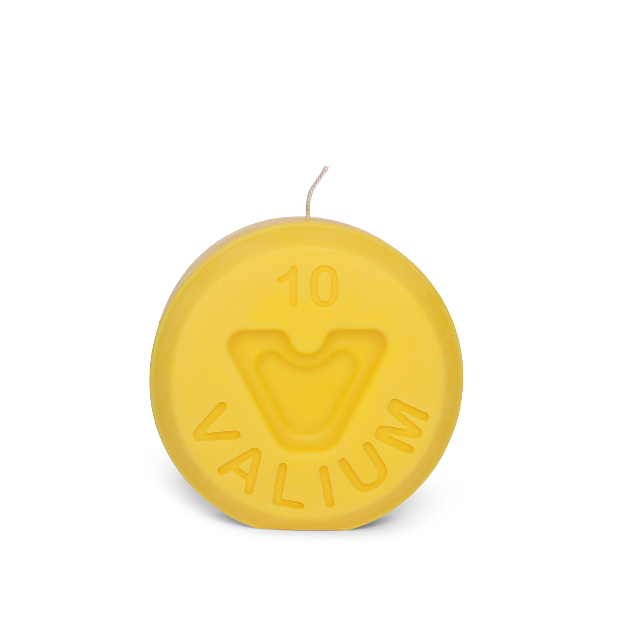 Valium 'Cannabis' Candle Yellow