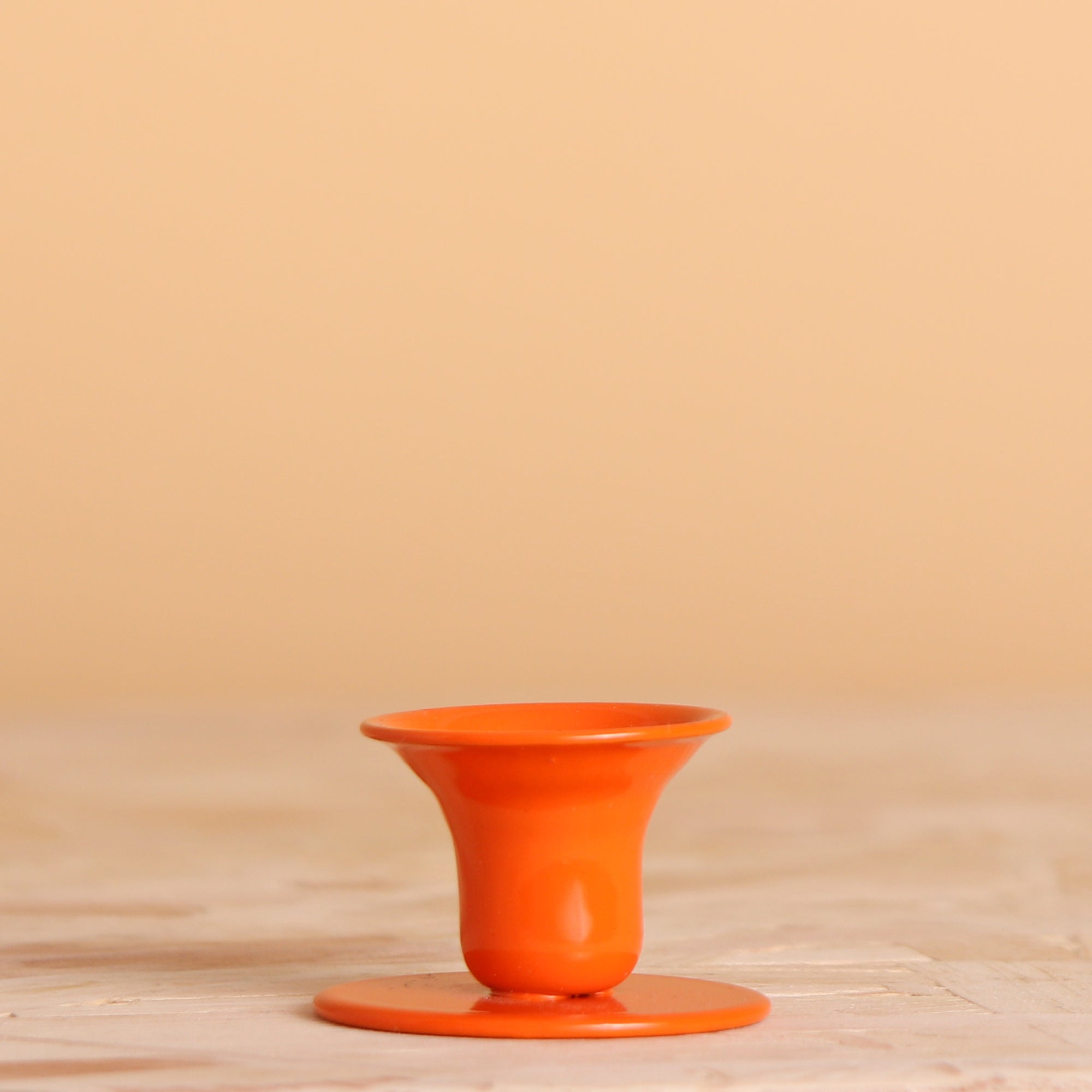 Mini Bell Candle Holder, Orange