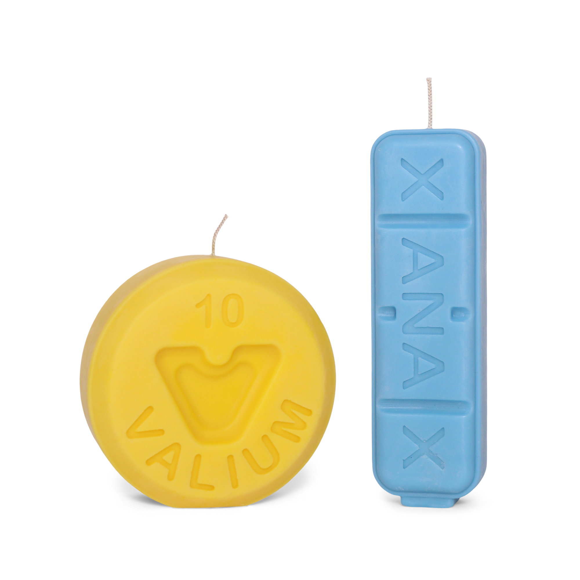 Valium 'Cannabis' Candle Yellow