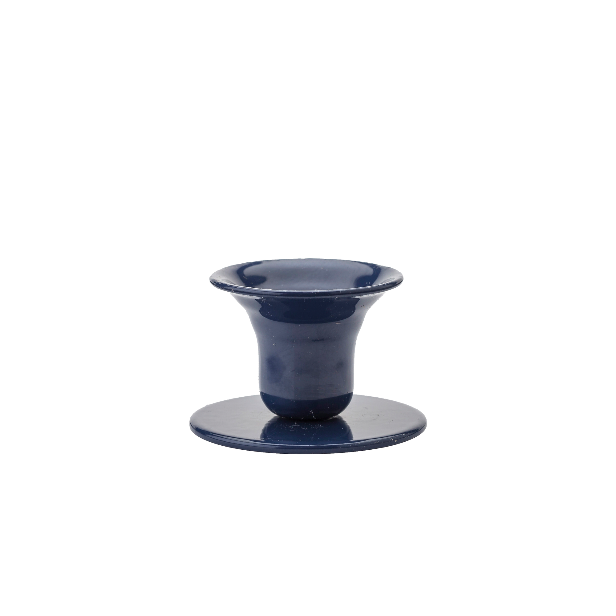 Mini Bell Candle Holder, Navy