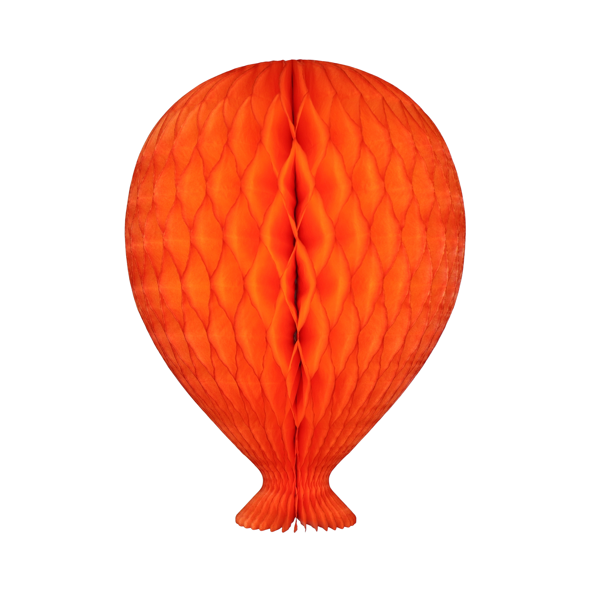 Honeycomb Balloon 30cm, Bright Orange