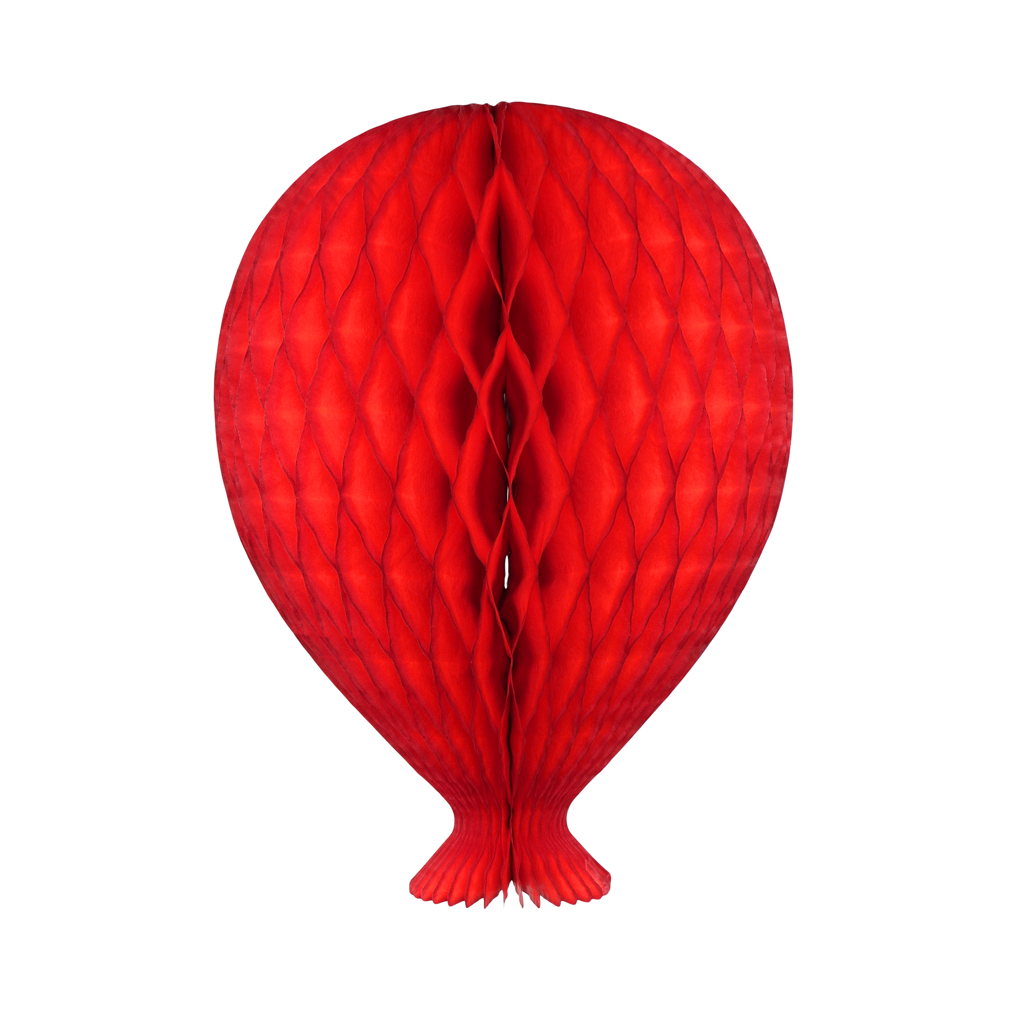 Honeycomb Balloon 30cm, Bright Red