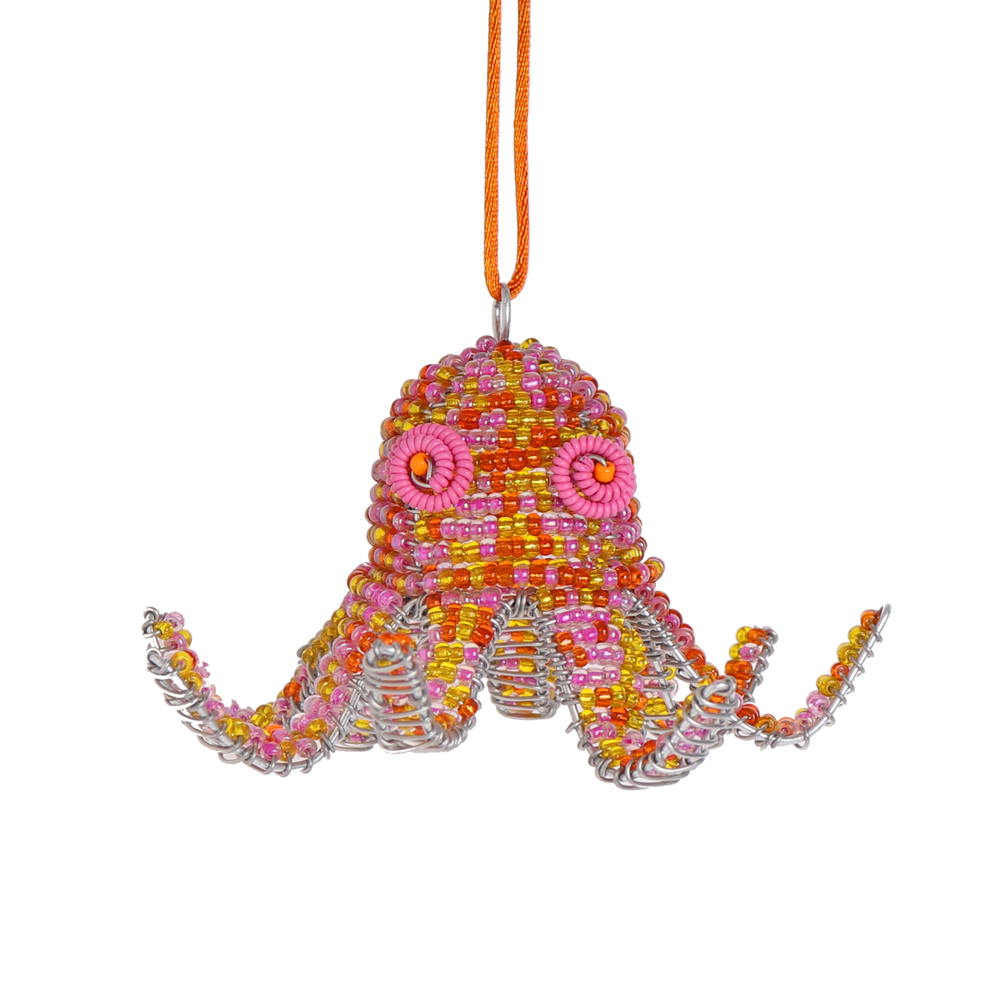 Beaded Octopus Decoration, 10cm