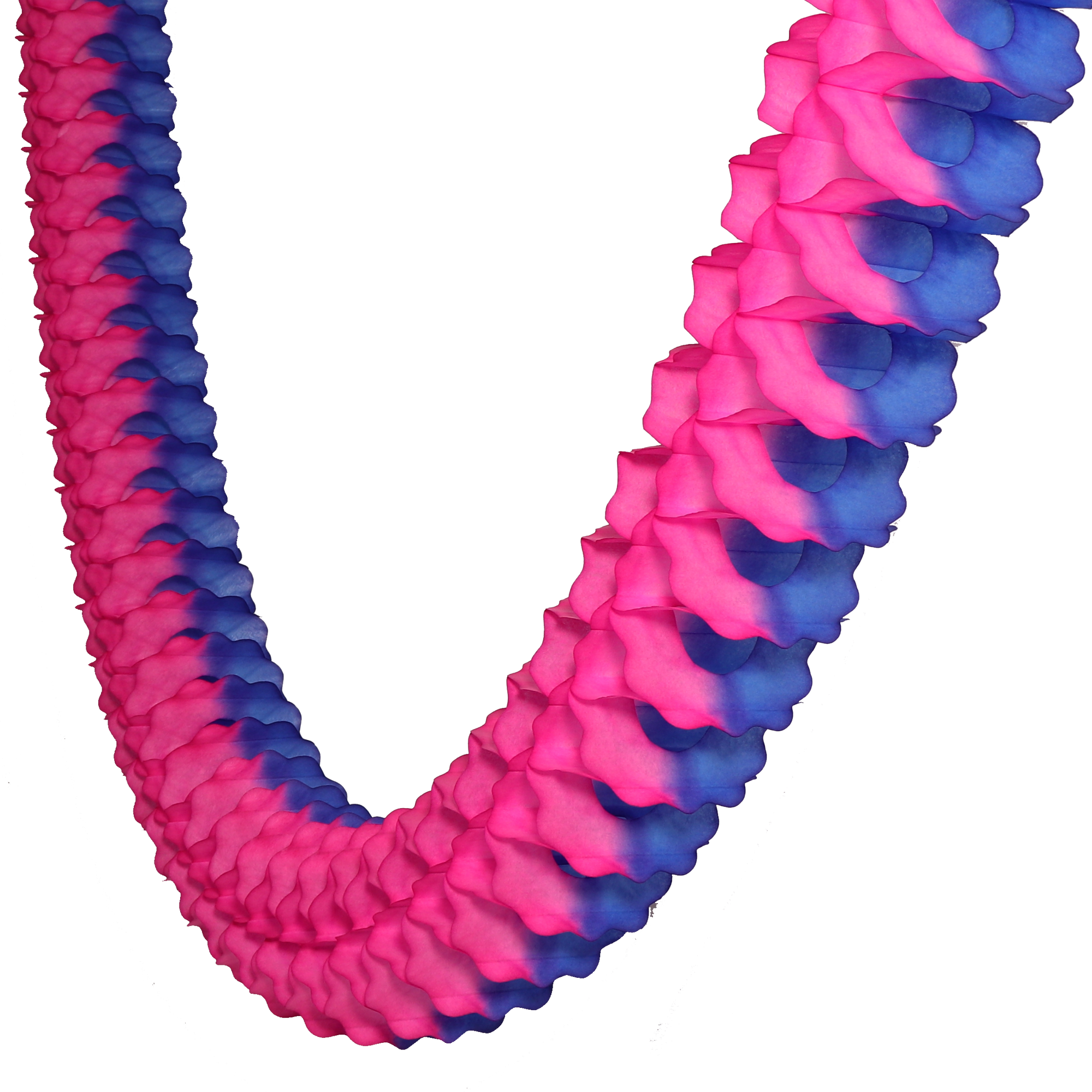 Classic Garland Two-Tone 3.6m Fuchsia & Cobalt