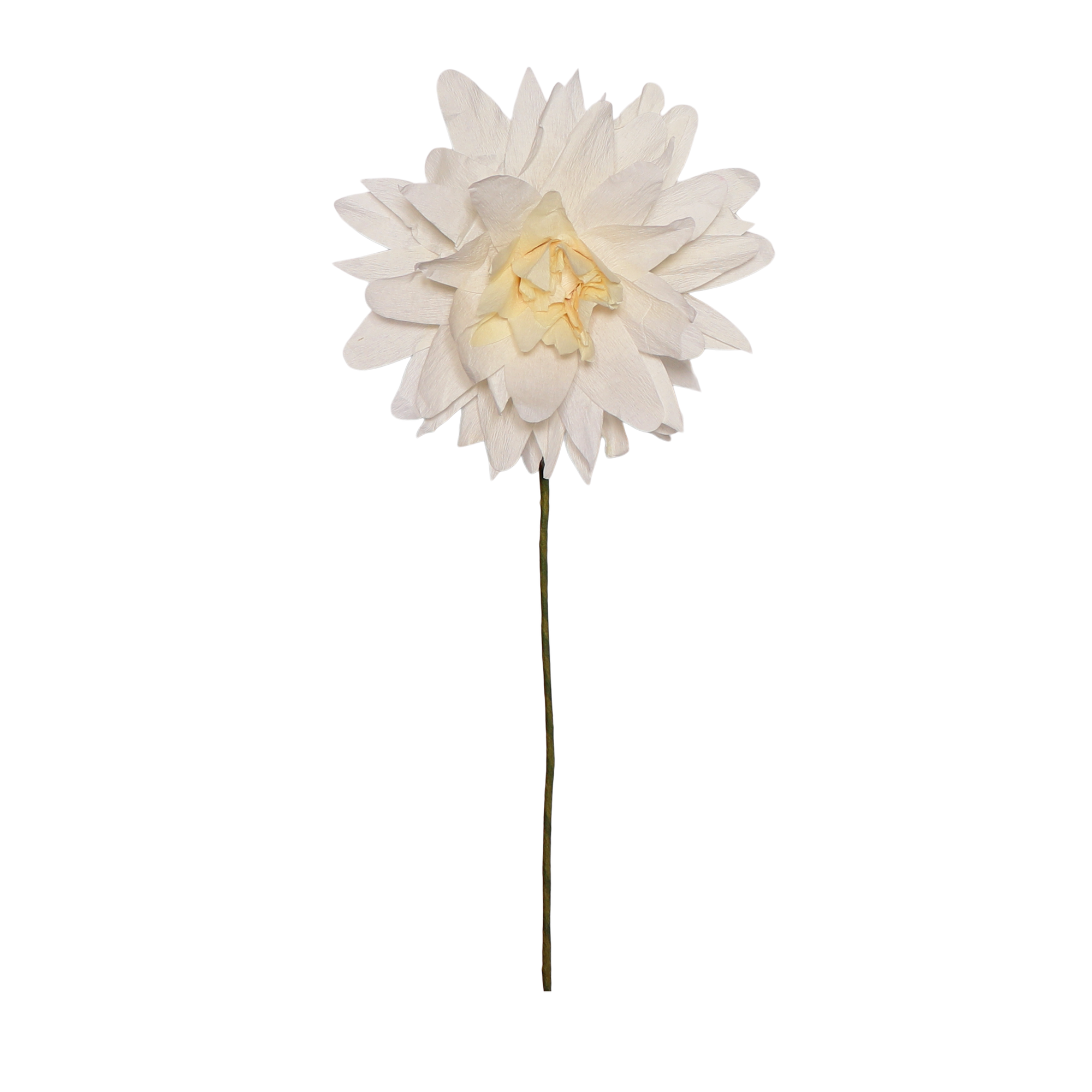 Grand Dahlia Paper Flower, Sand