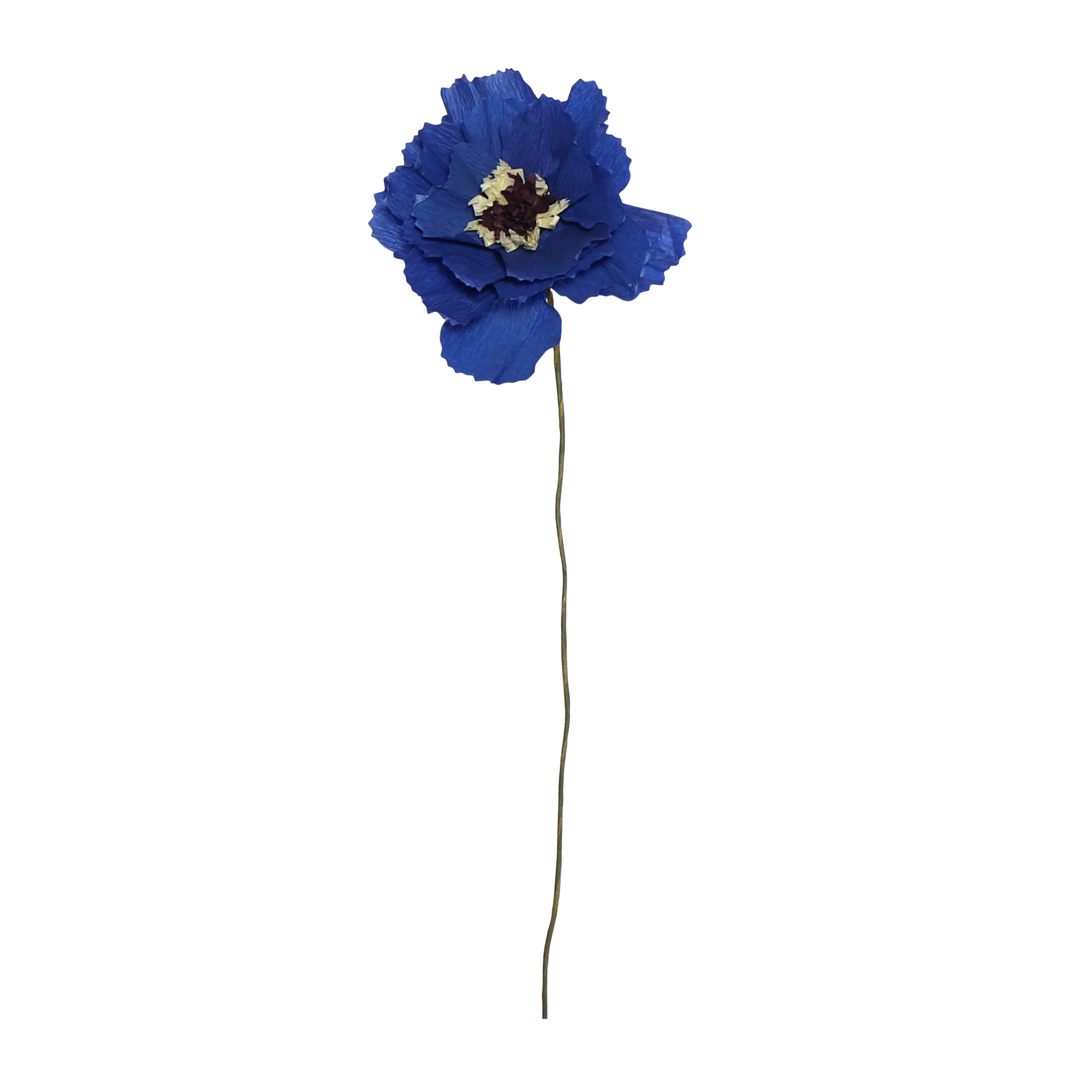 Peony Paper Flower, Blue