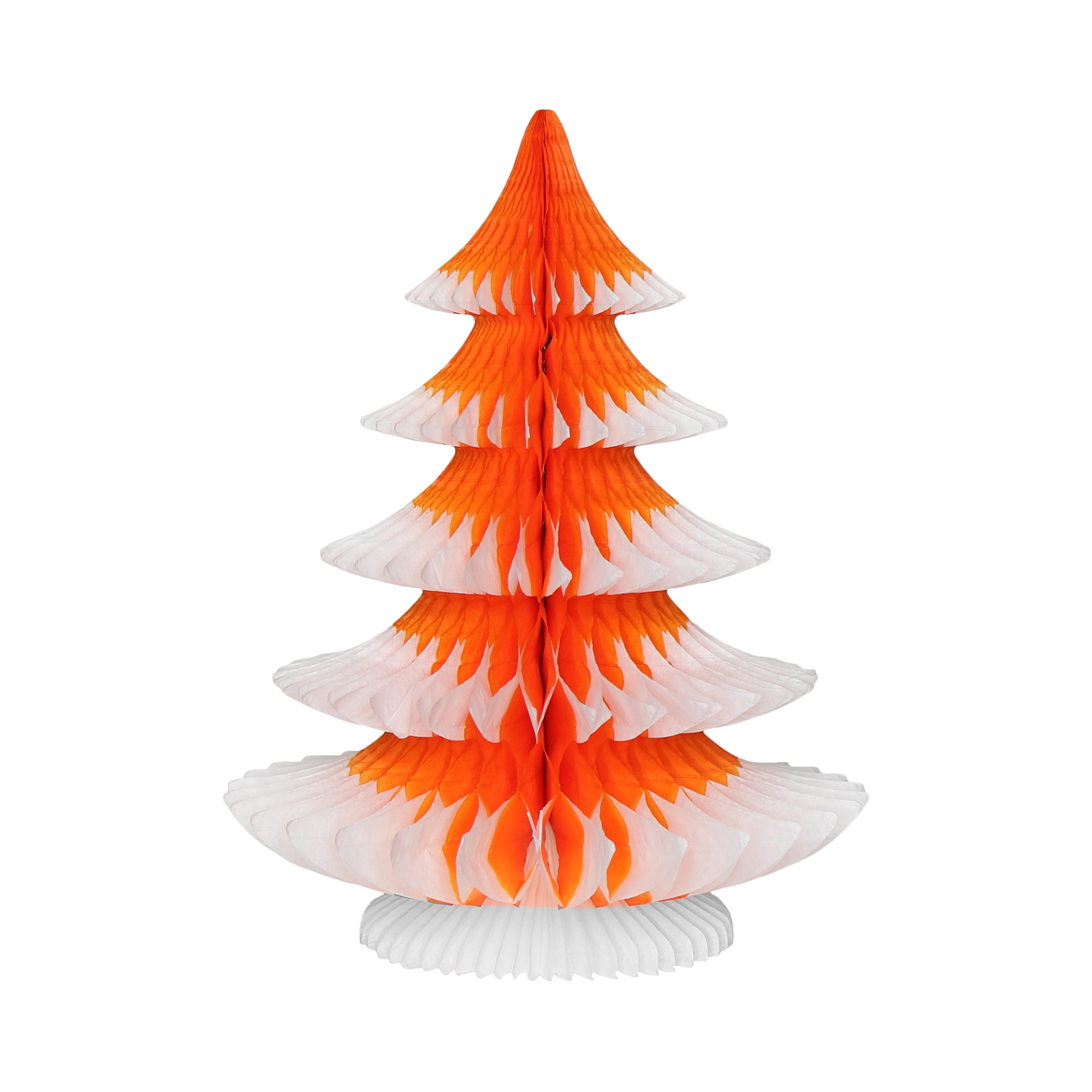 Snow Tip Christmas Tree 25cm, Orange