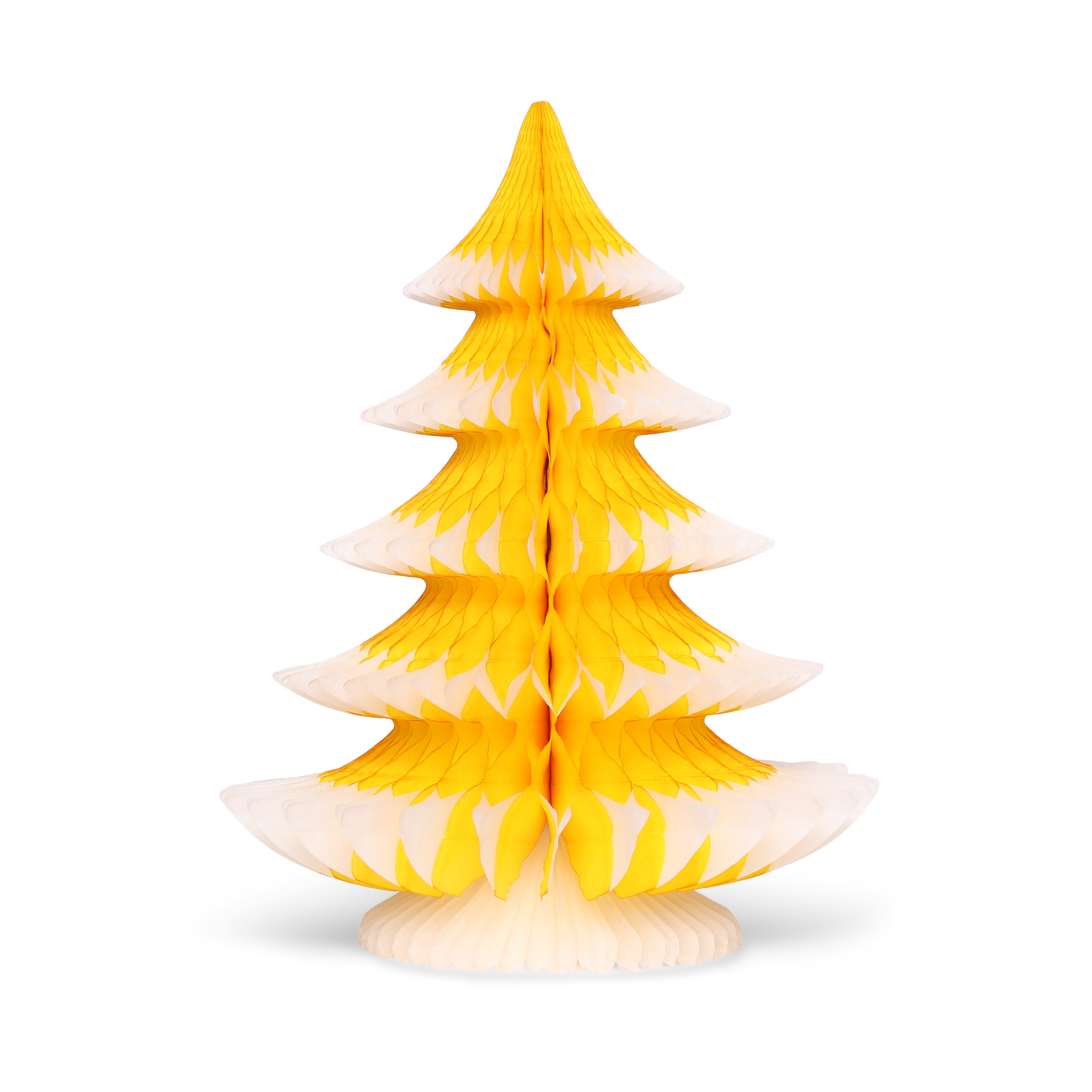 Snow Tip Christmas Tree 25cm, Yellow