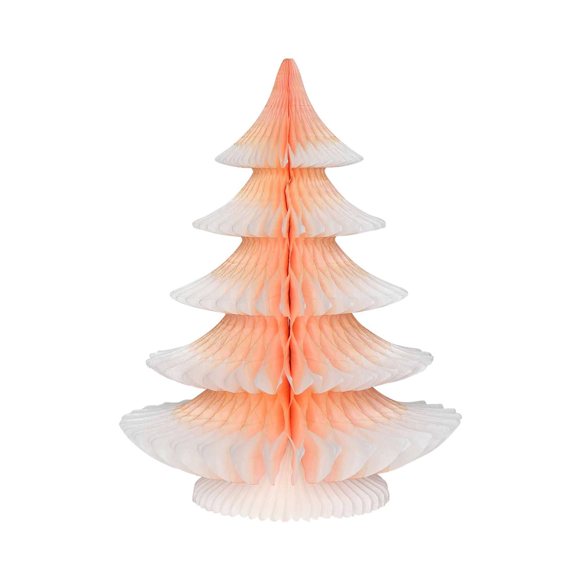 Snow Tip Christmas Tree 25cm, Peach