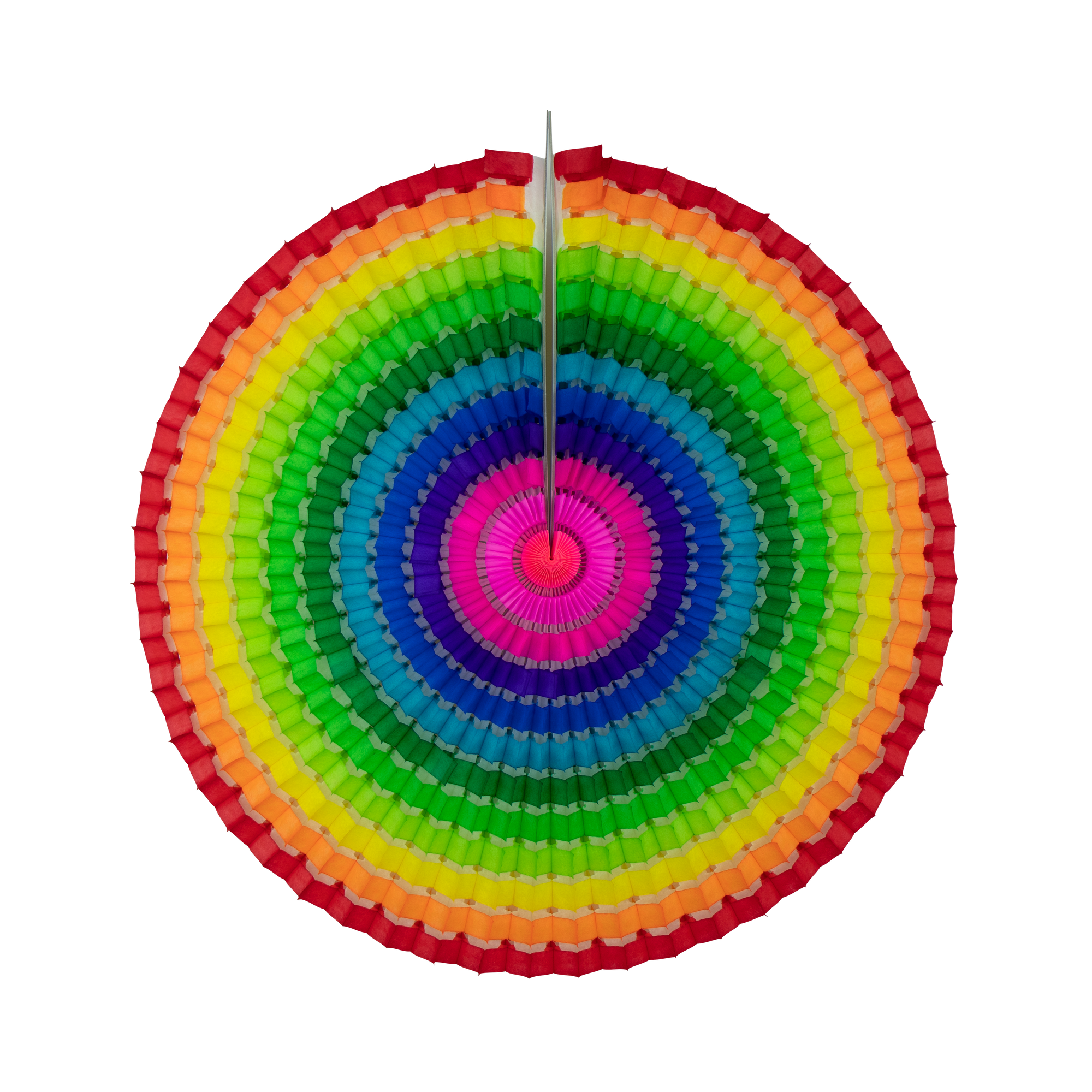 Striped Fan 50cm, Rainbow