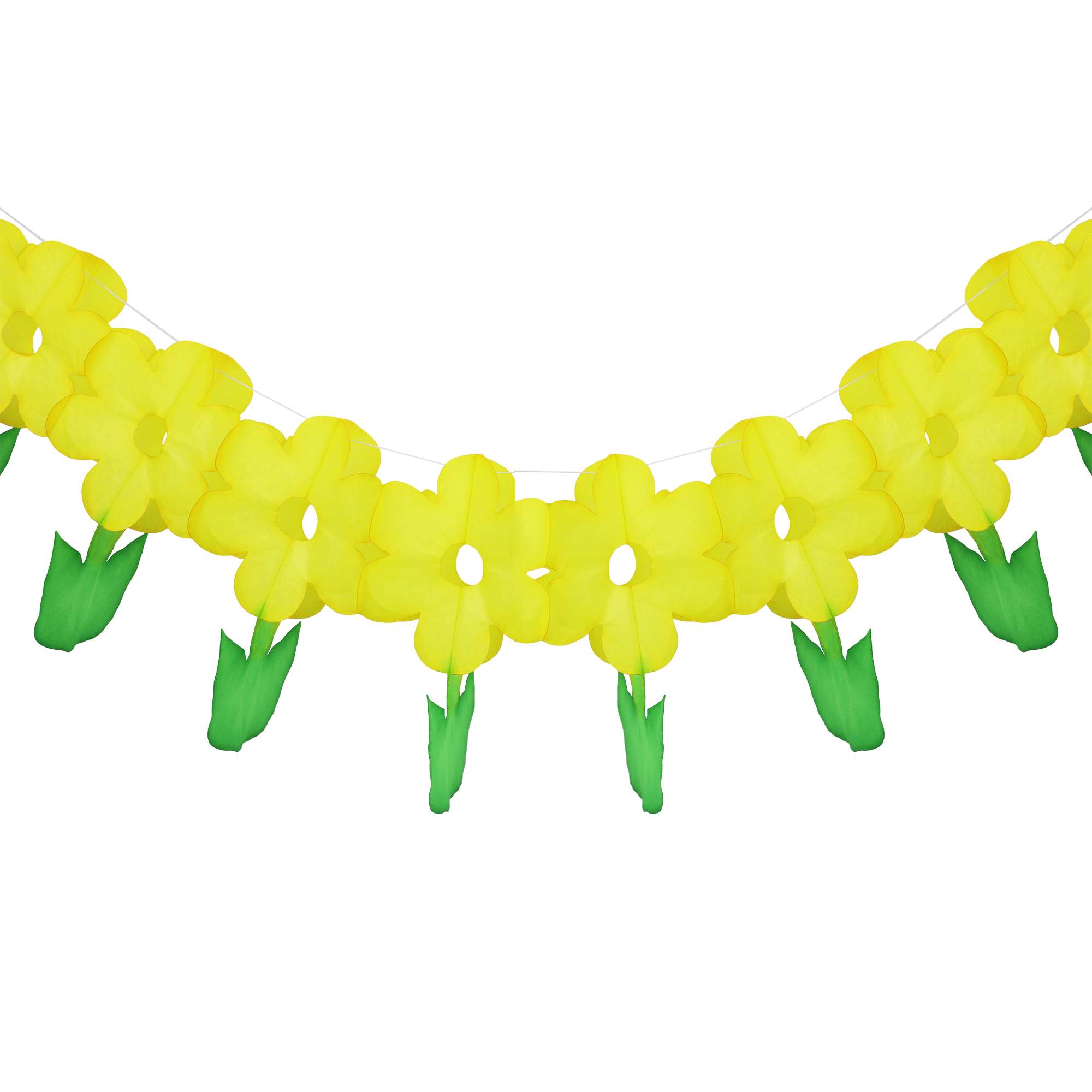 Flower Garland 3m, Bright Yellow