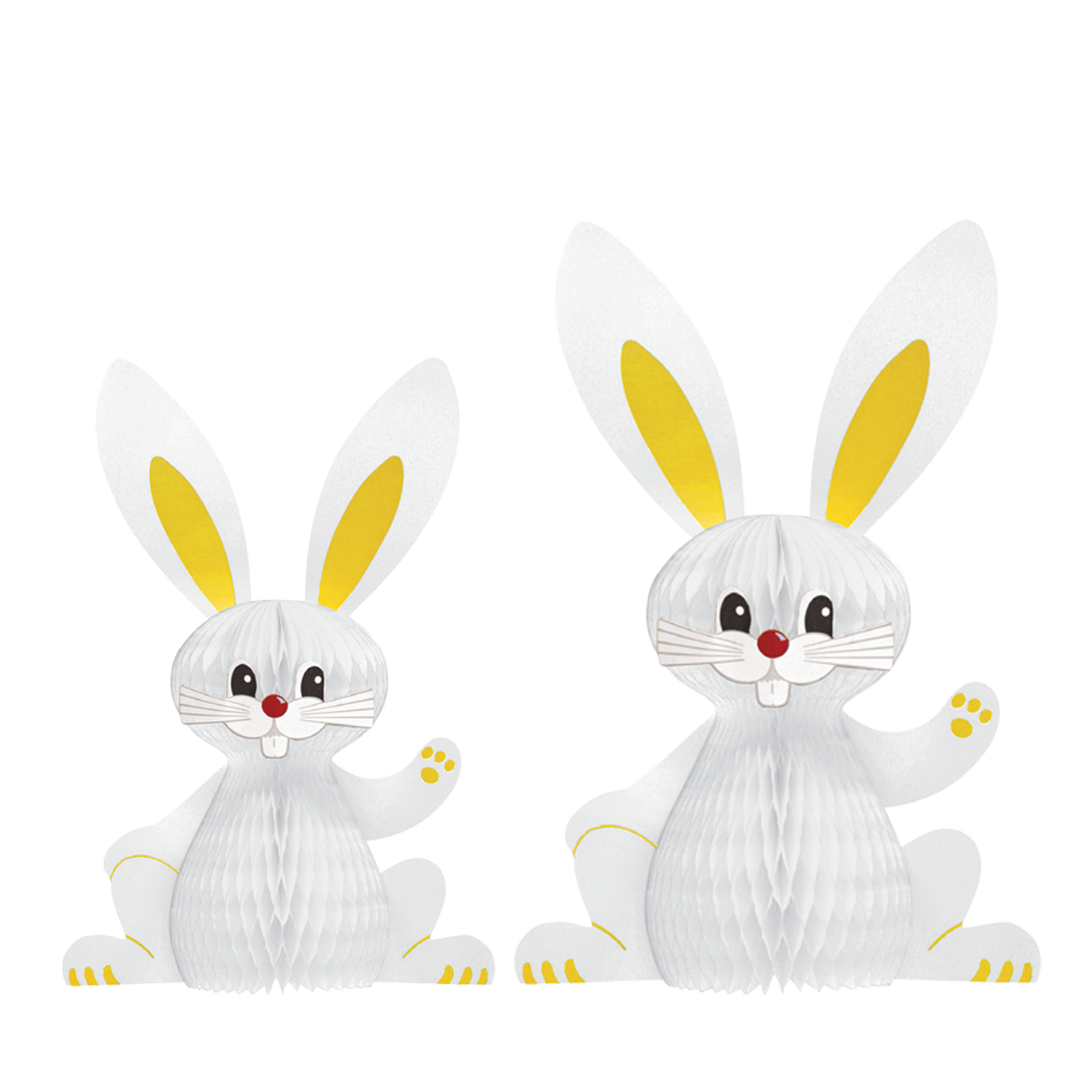 Honeycomb Bunny 40cm White