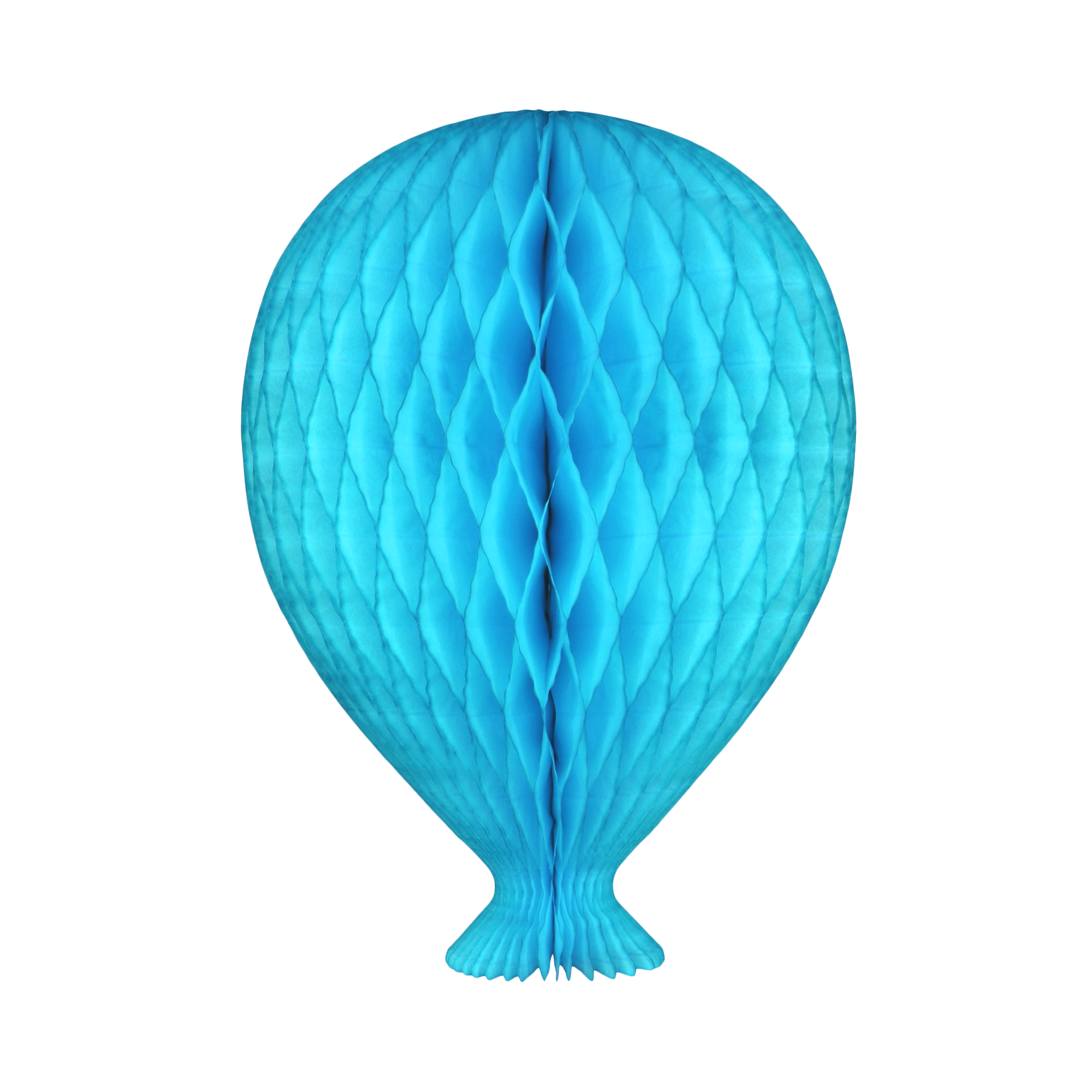 Honeycomb Balloon 30cm, Bright Blue