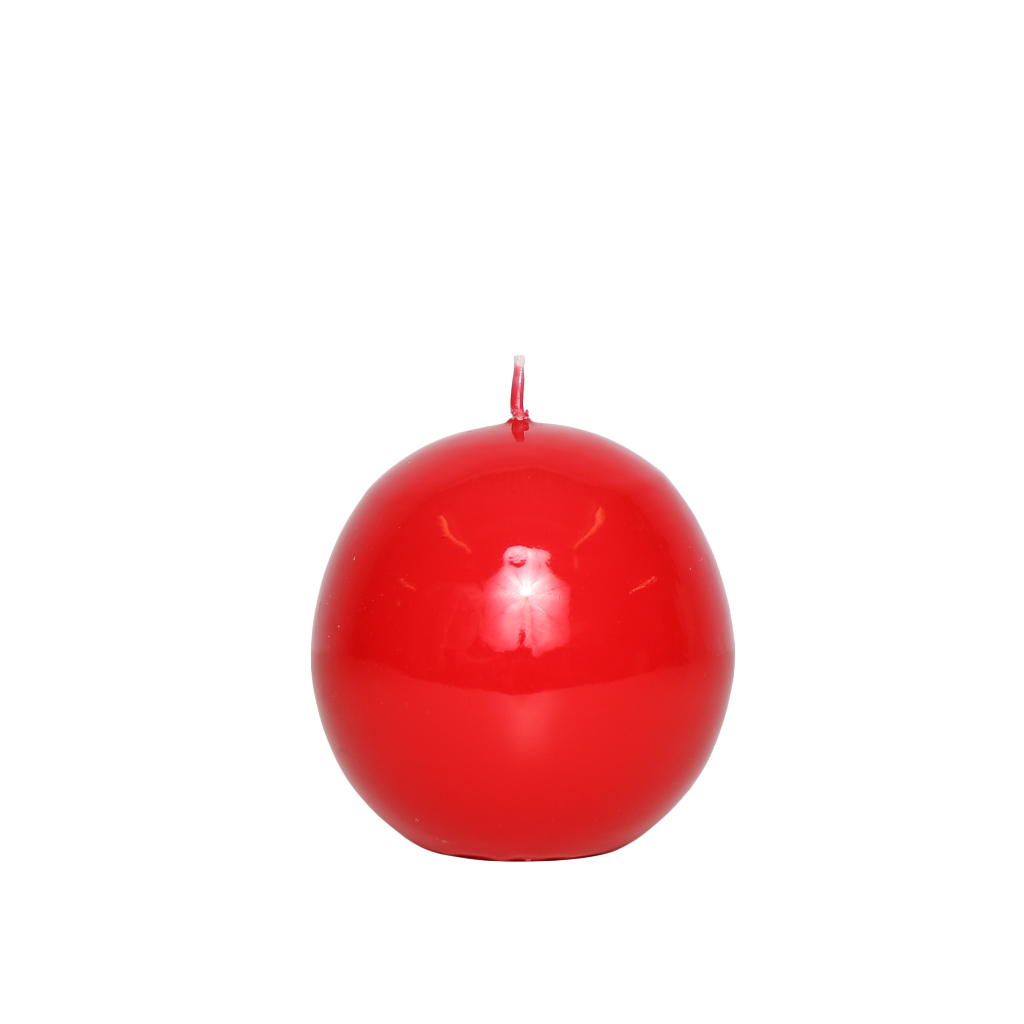 Sphere Candle Red