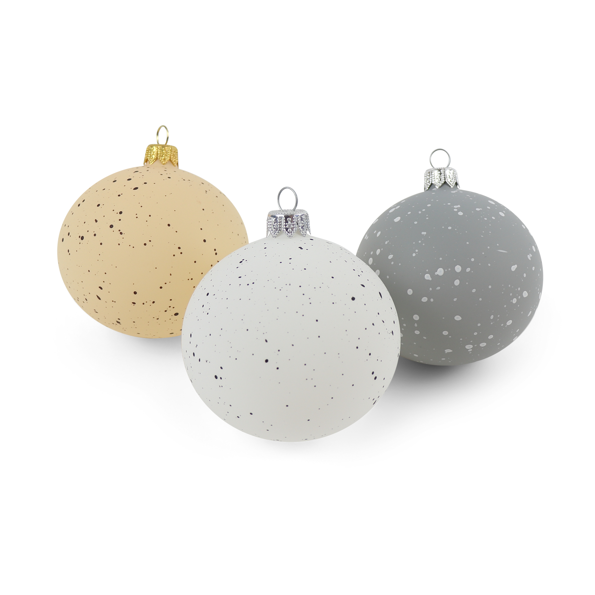 Speck Egg Shell Bauble, 8cm White