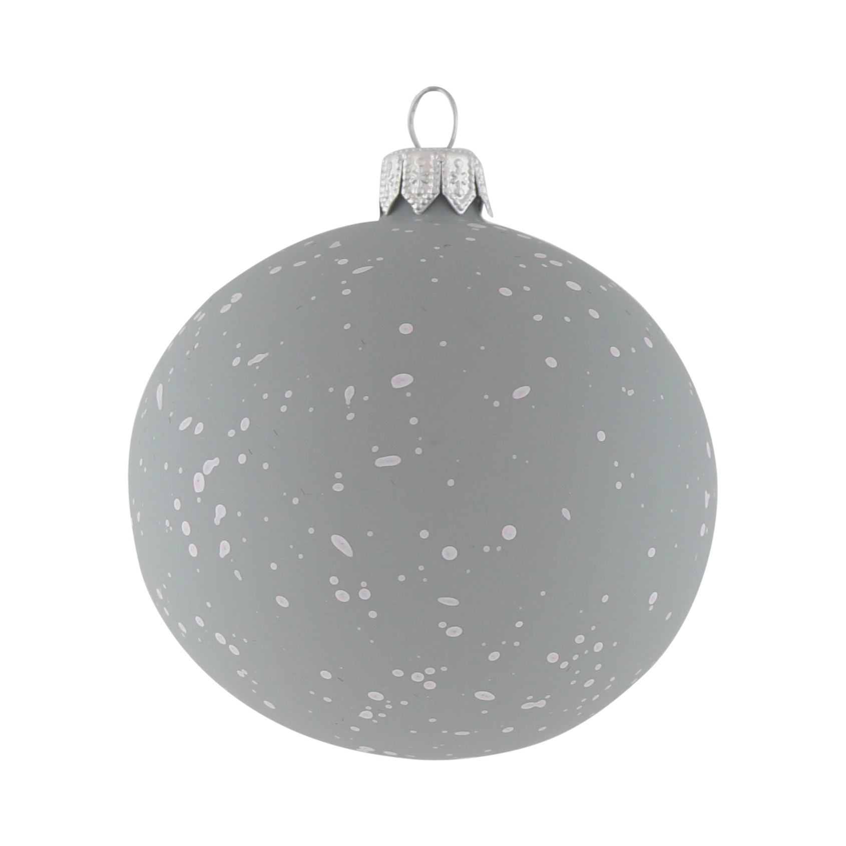 Speck Egg Shell Bauble, 8cm Slate