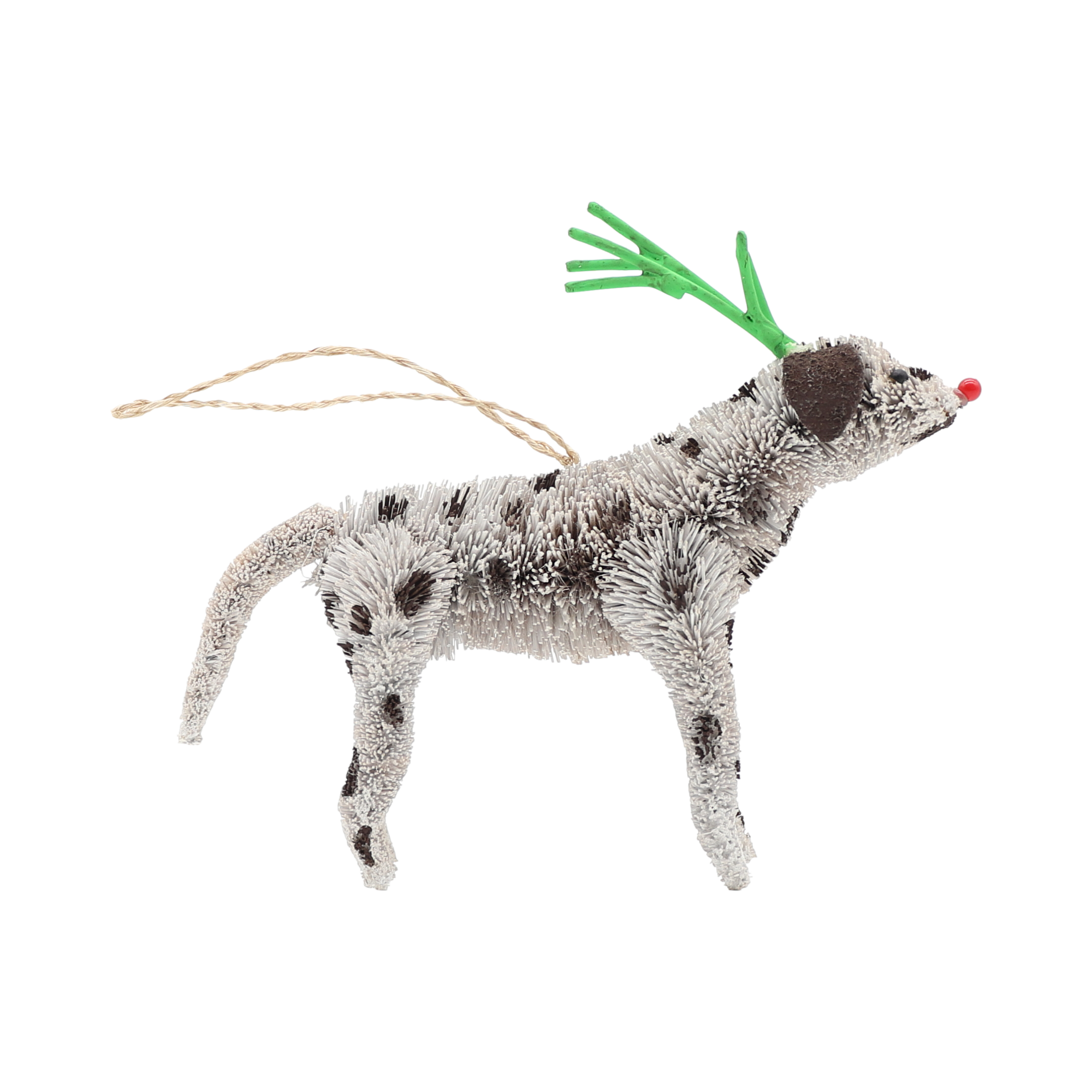 Bristle Dalmatian Decoration, 16cm