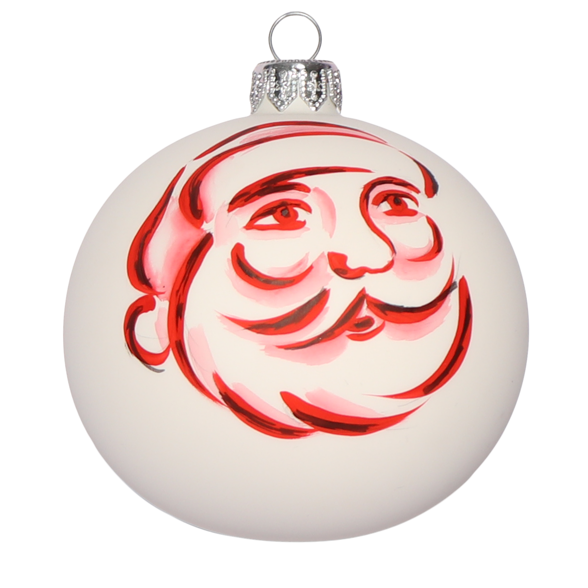 Santa Artist Bauble, 8cm