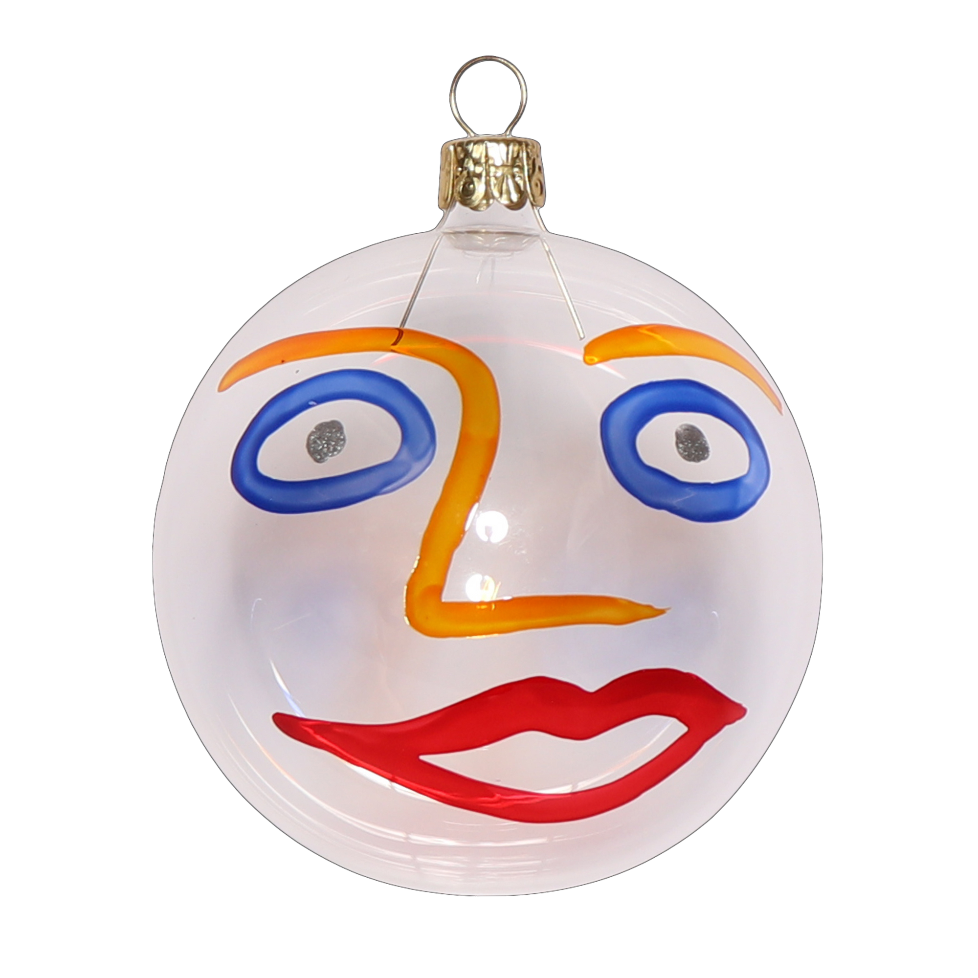 Face Bauble 1, 8cm