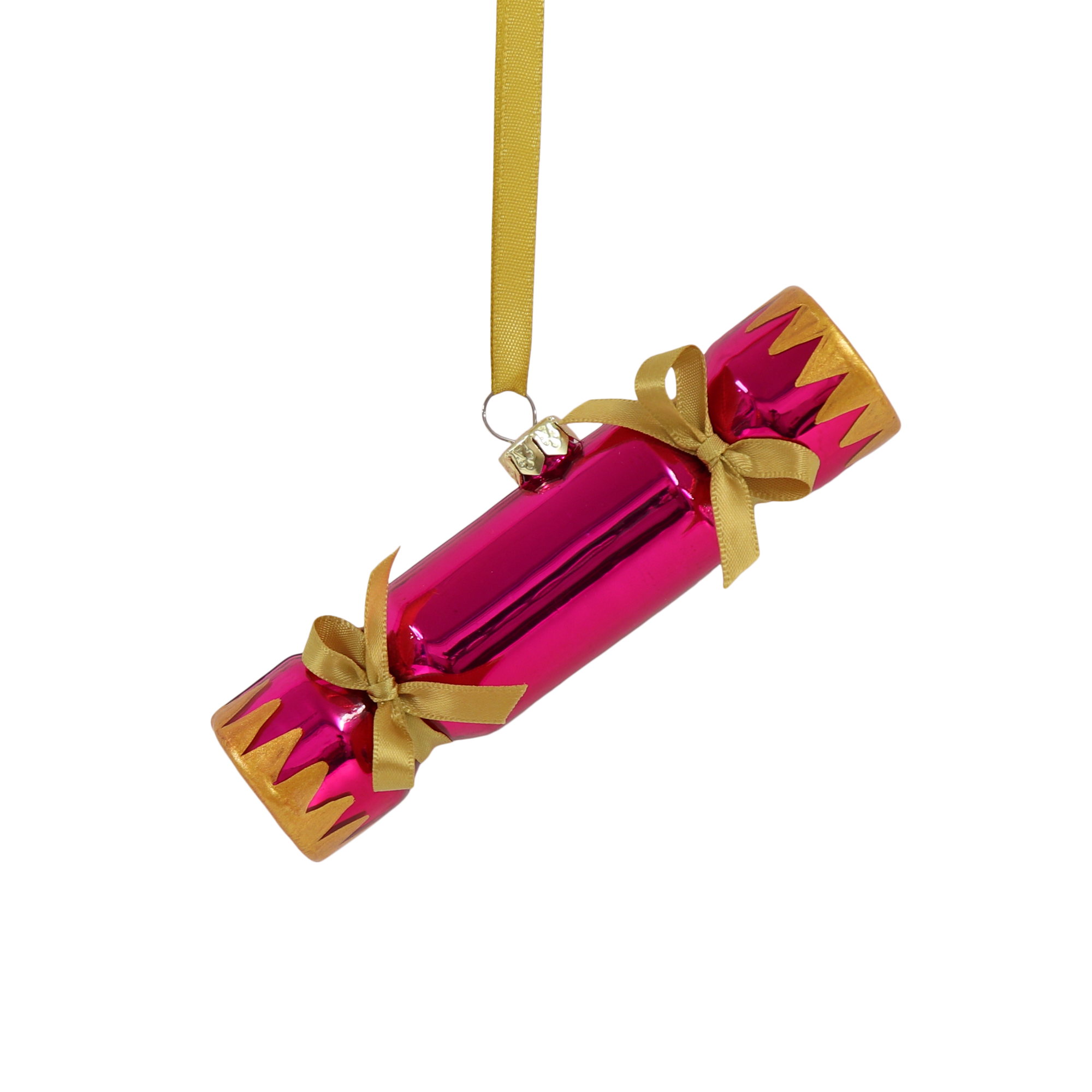 Christmas Cracker Decoration Pink, Personalisable