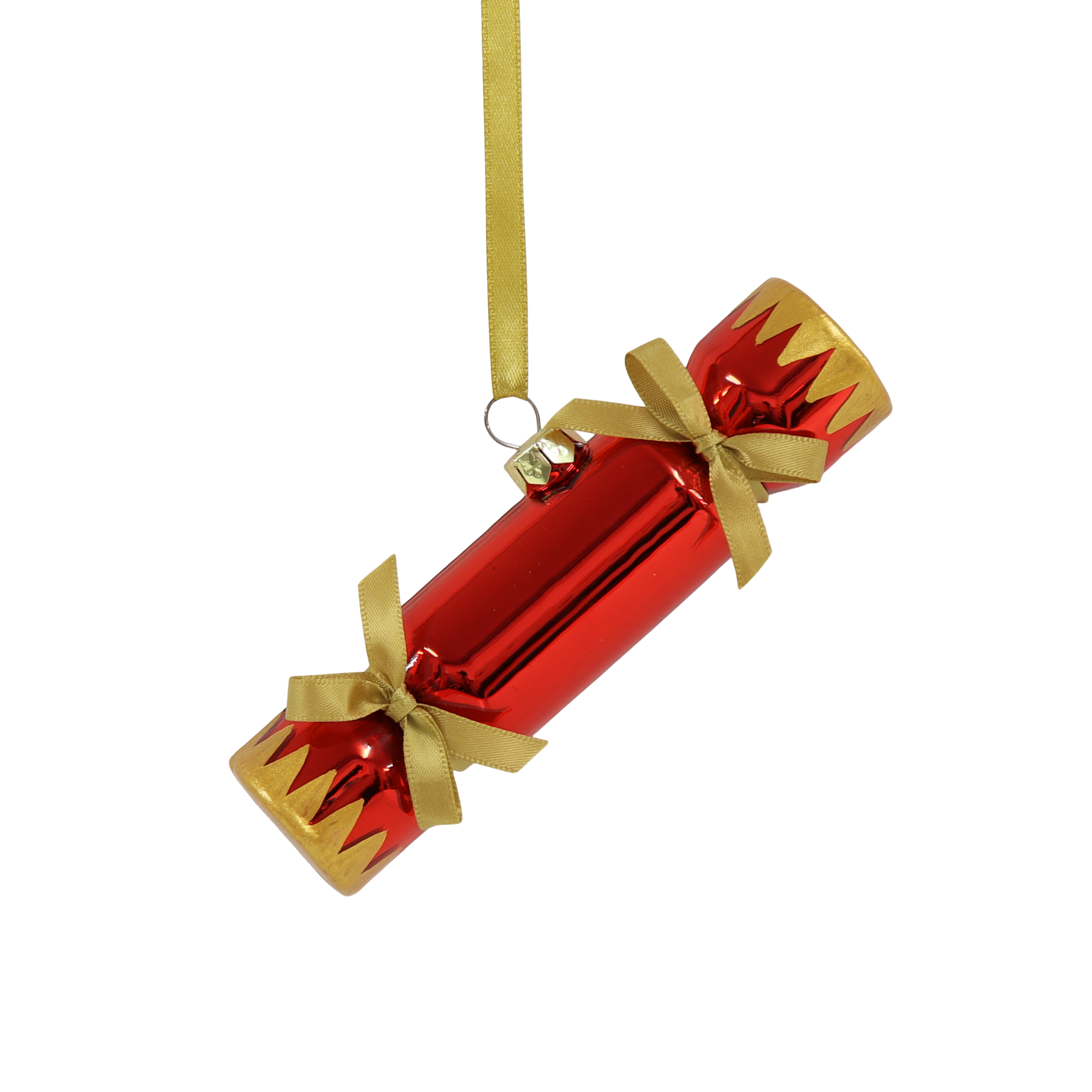 Christmas Cracker Decoration Red, Personalisable